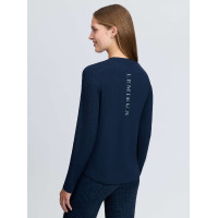 Haut technique de sport LeMieux manches longues Marine Bleu marine Haut technique de sport LeMieux manches longues Marine Bleu marine