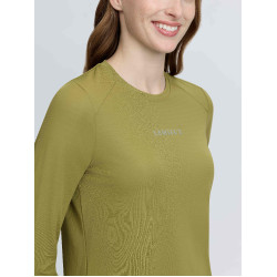 Haut technique de sport LeMieux manches longues Gooseberry Kaki