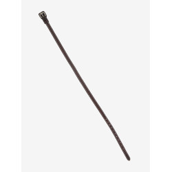 Nosebande Flash Kudos huilée LeMieux Marron / argent