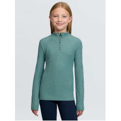 T-shirt technique côtelé Raye LeMieux Young Rider