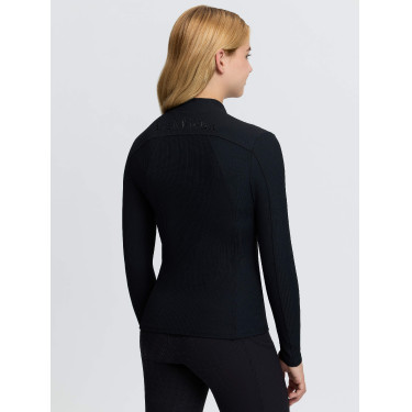 T-shirt technique côtelé Raye LeMieux Young Rider Aloe Bleu