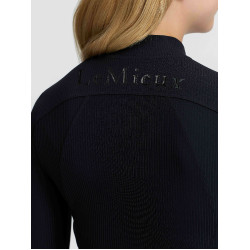 T-shirt technique côtelé Raye LeMieux Young Rider Noir