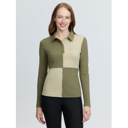 T-shirt technique LeMieux Rugby Harlequin femme T-shirt technique LeMieux Rugby Harlequin femme