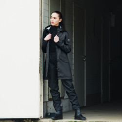 Imperméable PU Billie femme Horze Noir Imperméable PU Billie femme Horze Noir