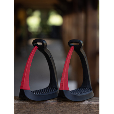 Branche étriers VectorFlex LeMieux Chilli Rouge