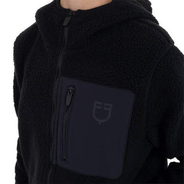 Sweat à capuche zippé en polaire teddy unisexe pour enfants Equestro Sweat à capuche zippé en polaire teddy unisexe pour enfants Equestro