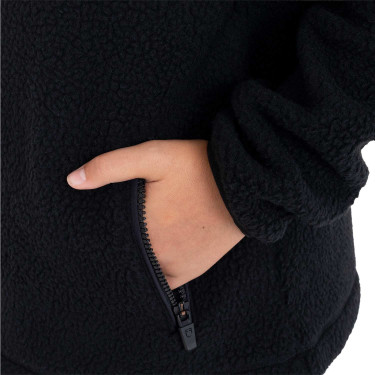 Sweat à capuche zippé en polaire teddy unisexe pour enfants Equestro Sweat à capuche zippé en polaire teddy unisexe pour enfants Equestro