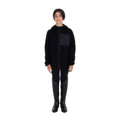 Sweat à capuche zippé en polaire teddy unisexe pour enfants Equestro Sweat à capuche zippé en polaire teddy unisexe pour enfants Equestro