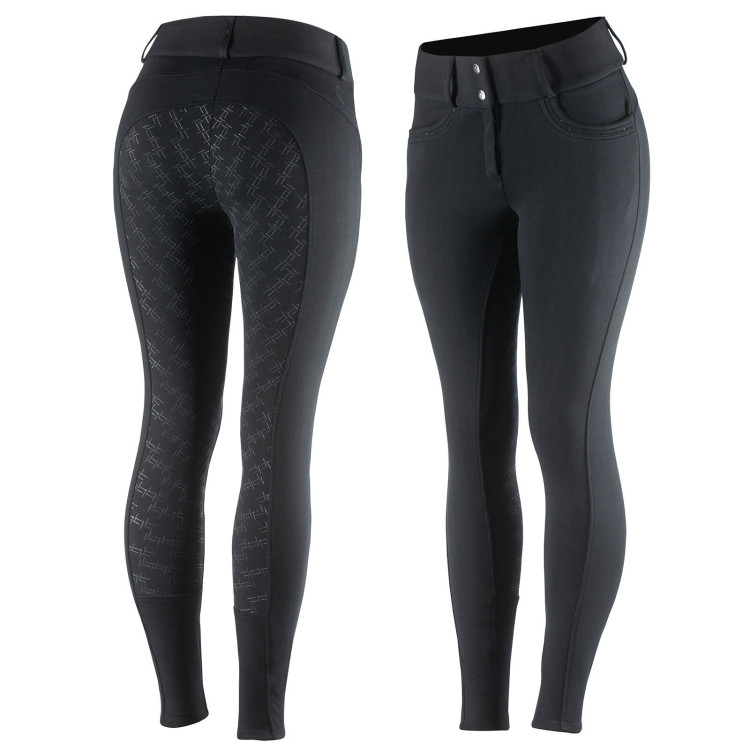 Pantalon d'équitation Thermique Silicone Fond intégral Mia femme Horze