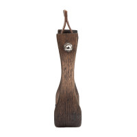 Étrier western en bois avec semelle antidérapante en caoutchouc Westwood Marron foncé Étrier western en bois avec semelle antidérapante en caoutchouc Westwood Marron foncé