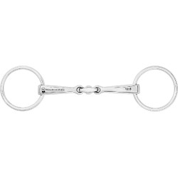 Mors de filet de bride brisure double