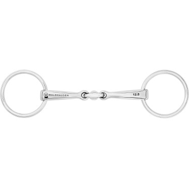 Mors de filet de bride brisure double