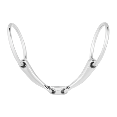 Mors de filet de bride brisure double