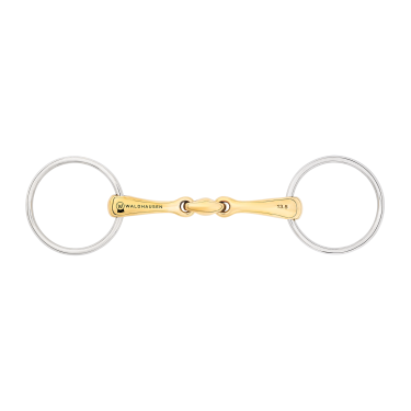 Mors de filet Cyprium brisure double Waldhausen