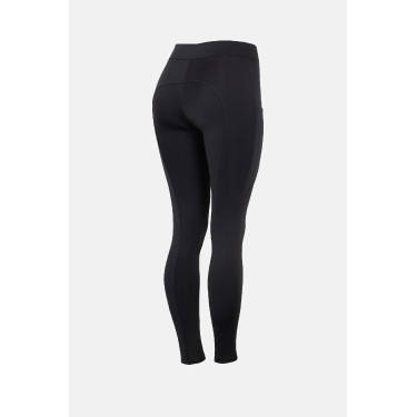 Pantalon d'équitation Estelle femme avec grip aux genoux Horze Noir Pantalon d'équitation Estelle femme avec grip aux genoux Horze Noir