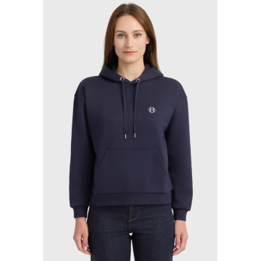 Sweatshirt Harcour Coeur femme Marine Bleu marine