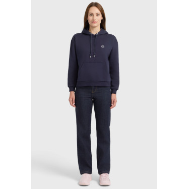 Sweatshirt Harcour Coeur femme Marine Bleu marine