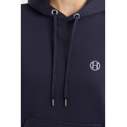 Sweatshirt Harcour Coeur femme Marine Bleu marine
