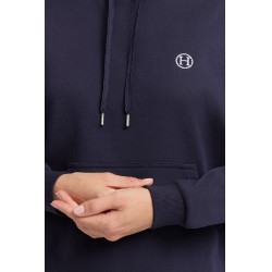 Sweatshirt Harcour Coeur femme Marine Bleu marine