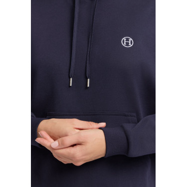 Sweatshirt Harcour Coeur femme Marine Bleu marine