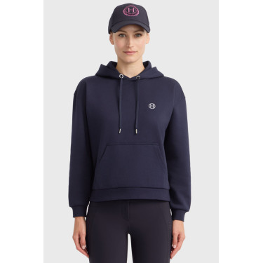 Sweatshirt Harcour Coeur femme Marine Bleu marine