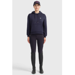 Sweatshirt Harcour Coeur femme Marine Bleu marine