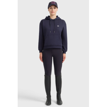 Sweatshirt Harcour Coeur femme Marine Bleu marine