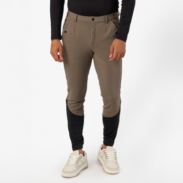 Pantalon d'équitation Euro-Star Marcel FullGrip homme Toundra Marron Pantalon d'équitation Euro-Star Marcel FullGrip homme Toundra Marron