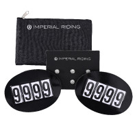 Numéro de compétition Imperial Riding Basic à épingle rapide par 2 Noir