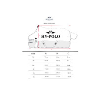 Couverture de paddock HV Polo Essential 200gr 600D Rose rouge