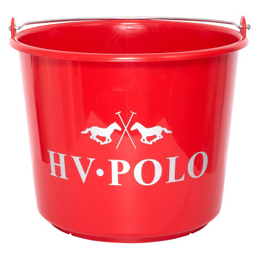 Seau d'écurie HV Polo Nena Rose rouge