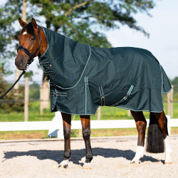 Couverture de paddock Imperial Riding Basic avec couvre-cou amovible Summer Vert