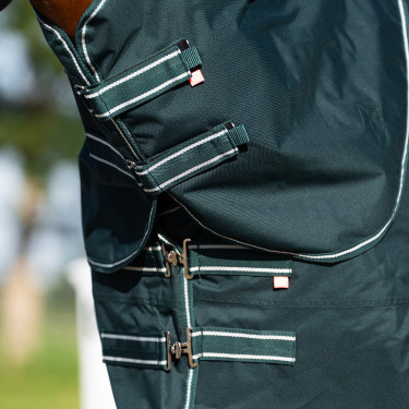 Couverture de paddock Imperial Riding Basic avec couvre-cou amovible Summer Vert