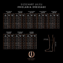 Bottes d'équitation Imperial Riding Olania Dressage Normal/Large Bordeaux