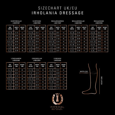 Bottes d'équitation Imperial Riding Olania Dressage Normal/Large Bordeaux