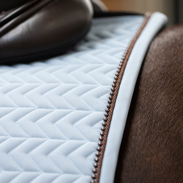 Tapis de selle HV Polo Pearly Dressage Powder blue Bleu