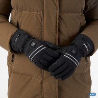 Gants HV Polo Heat tech femme Noir