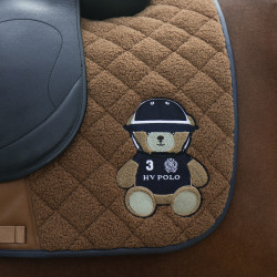 Tapis de selle HV Polo Polo teddy GP Camel Marron