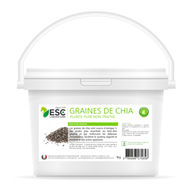 Graines de chia ESC Laboratoire Graines de chia ESC Laboratoire