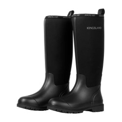 Bottes en caoutchouc à tige haute femme KLMaria Kingsland Noir