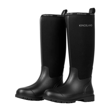 Bottes en caoutchouc à tige haute femme KLMaria Kingsland Noir
