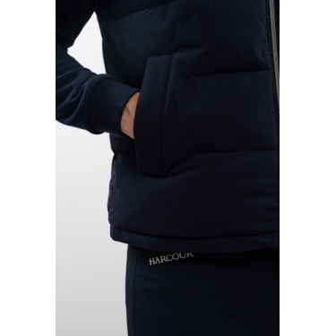 Doudoune sans manches Harcour Aubin Marine Bleu marine