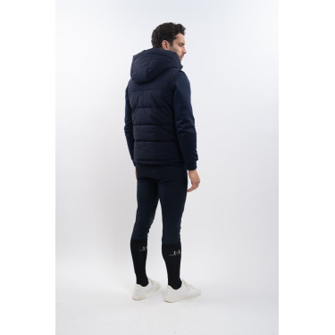 Doudoune sans manches Harcour Aubin Marine Bleu marine