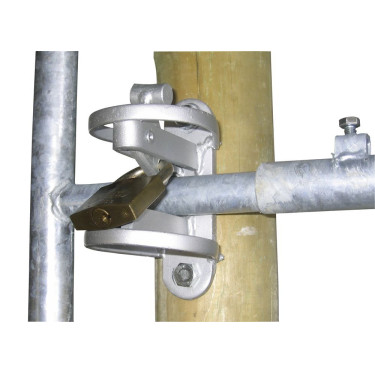 Option de fermeture à cadenas pour barrière d'herbage Kerbl Option de fermeture à cadenas pour barrière d'herbage Kerbl