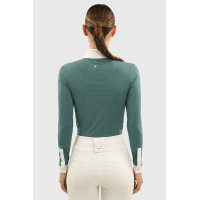 Polo de concours Harcour Coco femme Paon Bleu
