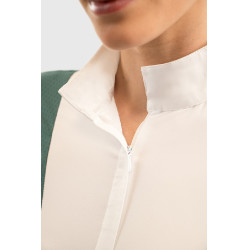 Polo de concours Harcour Coco femme Paon Bleu Polo de concours Harcour Coco femme Paon Bleu