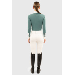 Polo de concours Harcour Coco femme Paon Bleu Polo de concours Harcour Coco femme Paon Bleu
