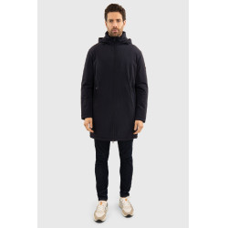Parka longue Harcour Robertol Marine Bleu marine