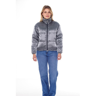 Veste Harcour Janari Puffer femme Marine / argent Bleu