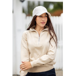 Pull Harcour Pachana femme Ivoire Beige